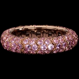 Spring ring 750/1000 pink gold 