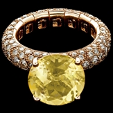 Spring ring 750/1000 yellow gold 