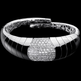 Bracelet 750/1000 white gold 