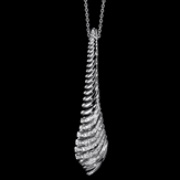 Pendant chain 750/1000  white  gold 