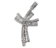 Platinum Cross with Diamonds